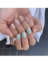 グラマラス アンジェアイ 荻窪店(glamourous ange eye)/アシンメトリーネイル☆