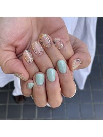 アシンメトリーネイル☆