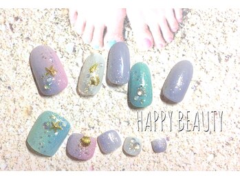 ハッピービューティー(Happy Beauty)/超得【期間限定】手&足12100円