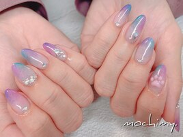 ＊縦グラデと肉球ネイル＊