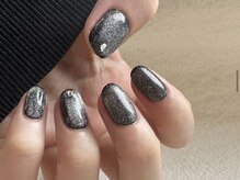 アイネイルズ 天神今泉店(I-nails)/【sana.i】ブラックマグネット