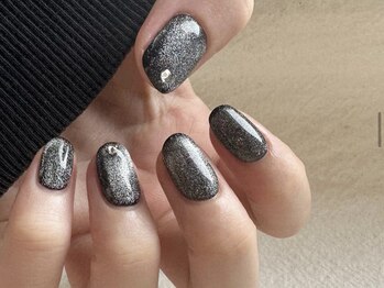 アイネイルズ 天神今泉店(I-nails)/【sana.i】ブラックマグネット