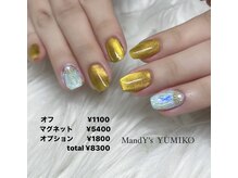 マンディーズ(MandY's)/マグネット/オレンジ/マーメイド