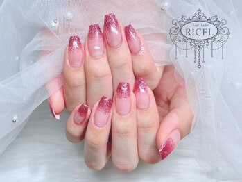 リシェル 原宿店(Ricel)/ラメグラデザイン♪