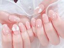 羽ネイル/卒業式ネイル