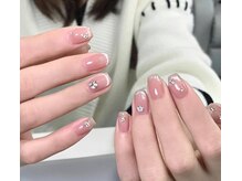 バイムーンサロン(By Moon Salon)/マグネットフレンチネイル