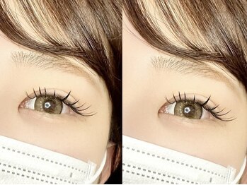 チーク 横浜店(cheek)の写真/圧倒的モチ！【高持続ダブルフラット】濃さ２倍なのに軽い付け心地！少ない本数でも自然に盛れ抜け感もUP♪