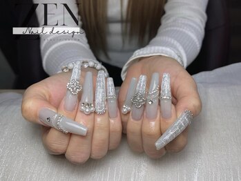 ゼン ネイル デザイン 池袋(ZEN NAIL DESIGN)/* 長 さだしやり放題×つけ放題
