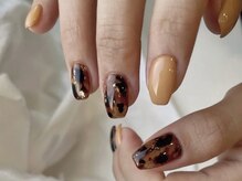 アース ネイルアンドアイラッシュ 甲府昭和店(HAIR & MAKE EARTH Nail&Eyelash)/べっ甲デザイン