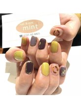 ネイルアンドアイ ミント(nail＆eye mint)/べっこうネイル