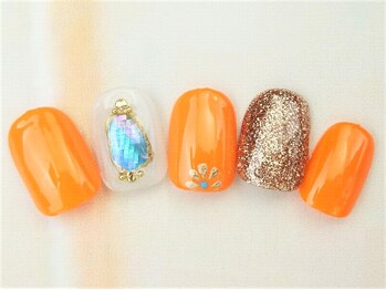 ネイルズガッシュ 蒲田東口店(NAILsGUSH)/アジアン・大理石♪