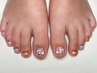 【Foot】足元から華やかに◆フルアート【初回◆オフ込7,480円】