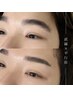 【メンズアイブロウ】眉スタイリング + ワックス脱毛 + カット