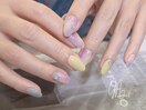 パステルニュアンスネイル