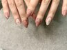再来【HAND/人気☆No.1】オフ込み＊大人可愛い♪定額　￥8400