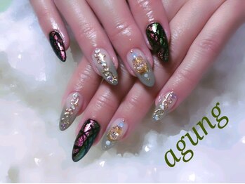 アグン(agung)/新色☆スモーキーオリーブ♪