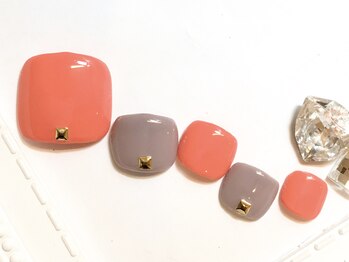 ネイルマジック 仙台一番町店(NAIL MAJIC)/秋色フット¥8700