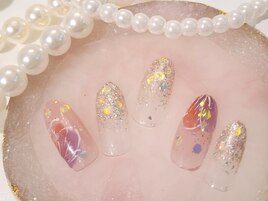 フラワーネイル￥6480