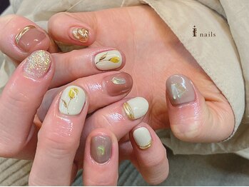 アイネイルズ 渋谷店(I nails)/チューリップモチーフ¥9980