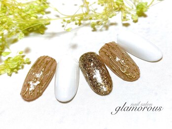 ネイルグラマラス 西新井店/《パラジェル》春 大人 上品