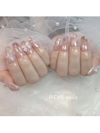 うるうるリボンネイル