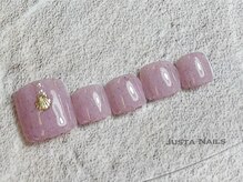 ジャスタネイルズ(JUSTA NAILS)/定額デザイン シンプル　フット