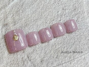 ジャスタネイルズ(JUSTA NAILS)/定額デザイン シンプル　フット