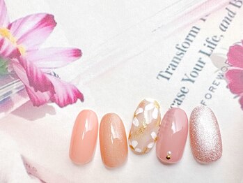 フルールソンネイル(fleur son nail)/6月定額トレンドアート