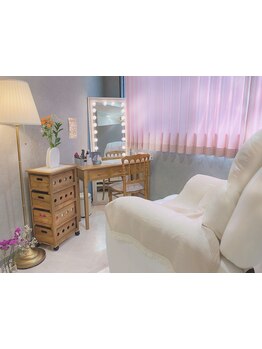 個室があるサロン