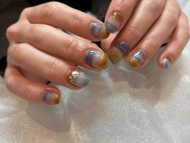 冬ニットショートネイル￥9500