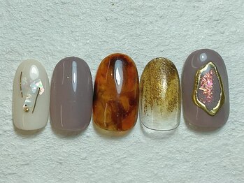 ネイルビート(NAIL BEAT)/べっ甲ネイル ニュアンス