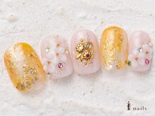 アイネイルズ 横浜WEST店(I-nails)/3Dフラワー春ネイル10480円