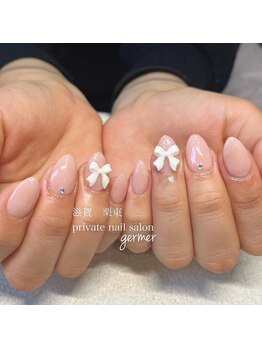 ジェルメ(germer)/スカルプにホワイトリボンＯＮ！