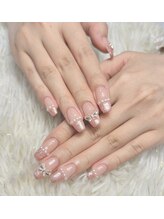 レディスペネイル ノウラ 名駅店(Redispe nail NouRa)/ピンクネイル