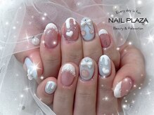 ネイルプラザ 河原町OPA店(NAIL PLAZA)/バレンタインネイル