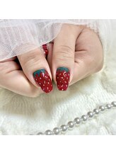 ミニョン(Minyon)/3Ｄいちごネイル☆