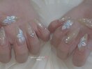 流行ってる3Dお花デザイン