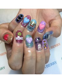 ～キラキラPOPネイル～