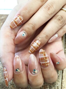 ネイルギャラリーアヴァン(NAIL GALLERY Avant)/チェックネイル