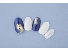 エムスラッシュ ネイル 新百合ヶ丘店(M.SLASH)/ブルーニュアンスネイル