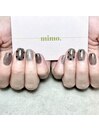 ハート×ブラックネイル