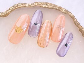 ハロウィンネイル￥6980