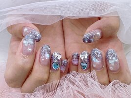 キラキラ ラメ 定額デザイン