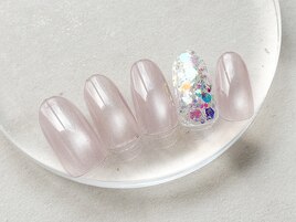 マグネットネイル×オーロラホロ