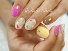 スタイリッシュネイルズ(Stylish Nails)/ホログラムリーフ１
