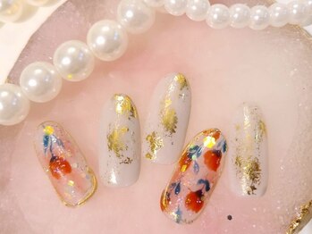ビーケア 自由が丘店(B.care)/フラワーネイル￥6480