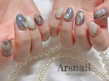 アルスネイル(Ars nail)/大理石ニュアンスネイル