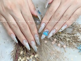 ガラスフレンチ長さだし