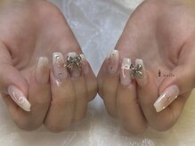 アイネイルズ 四条河原町店(I-nails)/チークリボンネイル