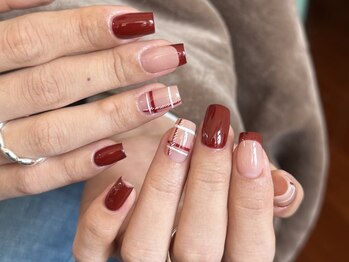 ルネネイル(Lune nail)/クリスマスネイル